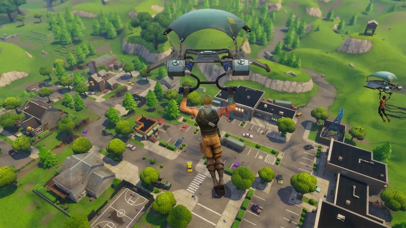 Fortnite - Fallschirmsprung Fortnite - Fallschirmsprung