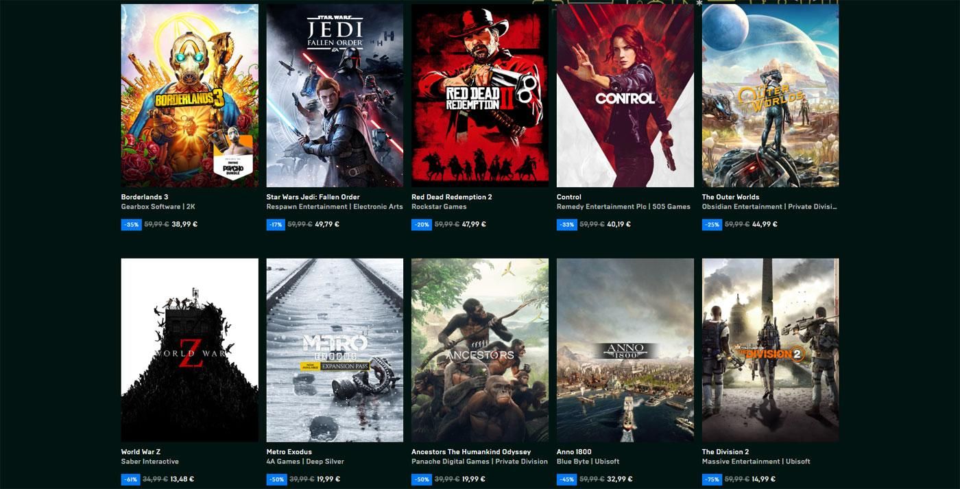 Epic Games Store: Weihnachts-Sale und zwölf ...