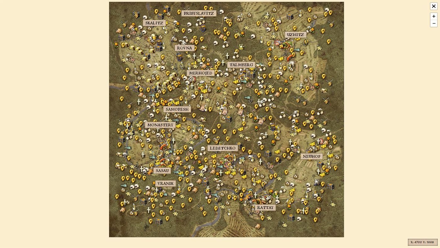 Interaktive Karte zu Kingdom Come: Deliverance | ProSieben Games
