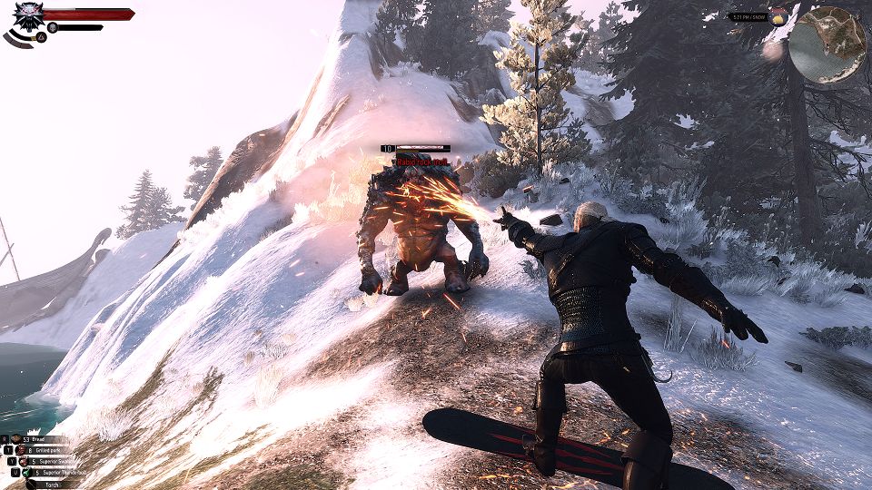 Witcher 3 - Geralt VGX Snowboarder Witcher 3 - Geralt VGX Snowboarder