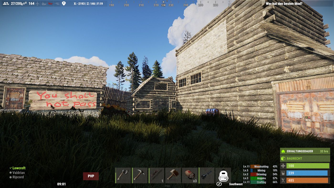Rust Die StreamerServer zeigen, wie man es spielen sollte ProSieben