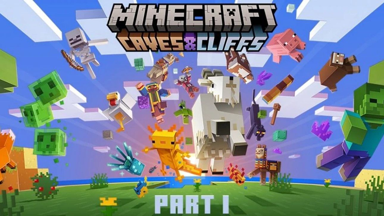Update Minecraft Teil 1 des "Caves & Cliffs"Update ist