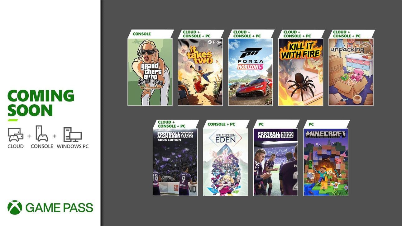 Xbox Game Pass - November 2021 Xbox Game Pass - November 2021