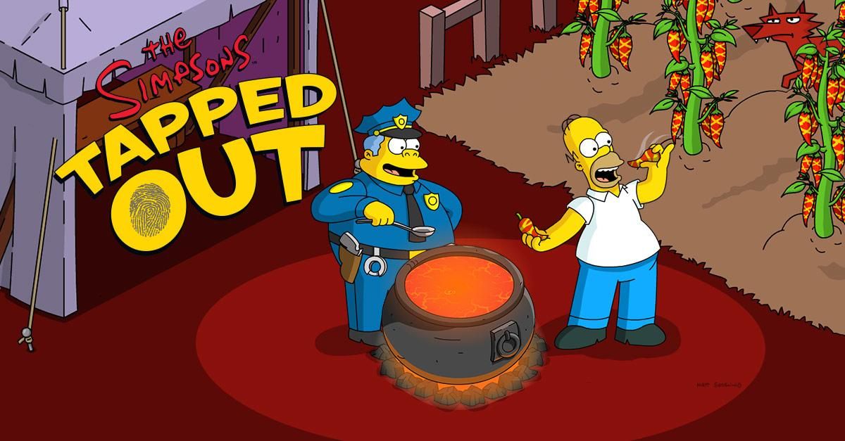 Die Simpsons Springfield Scharfes ChiliEvent mit Homer