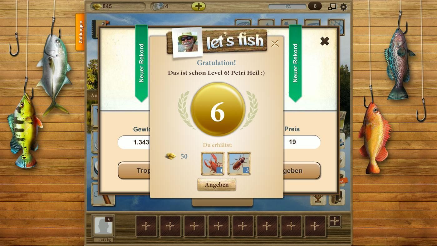 Let's fish Test Entspanntes Angelspiel mit Suchtpotenzial ProSieben Games