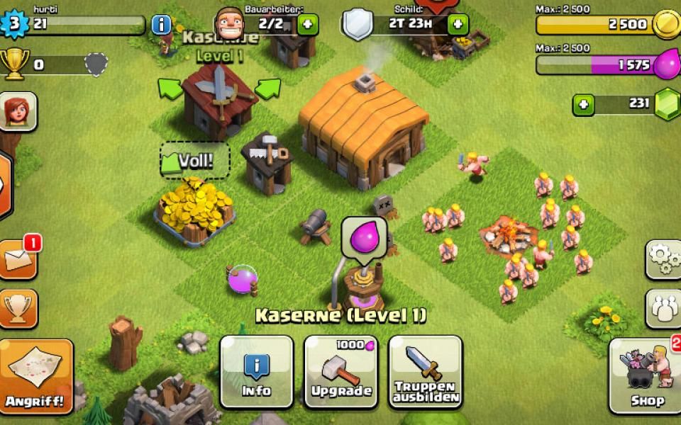 Clash of Clans - jetzt kostenlos spielen auf ProSieben Games