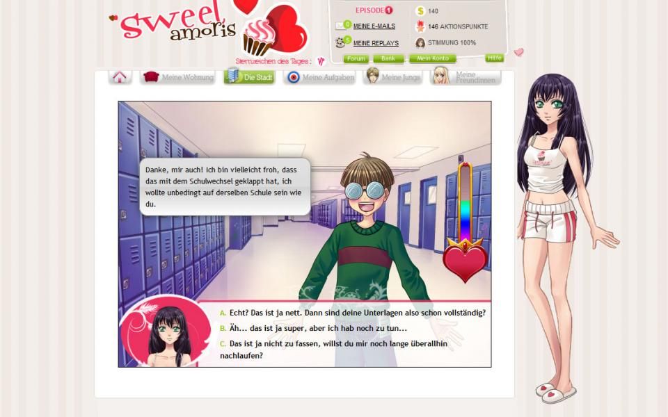 Flirtspiel online wie sweet amoris